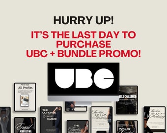 UBC - 3 Monthly Payment PLAN | UBC - Ultimate Branding Course Bundle with Master Resell Rights, Digital Product, Faceless Digital Marketing