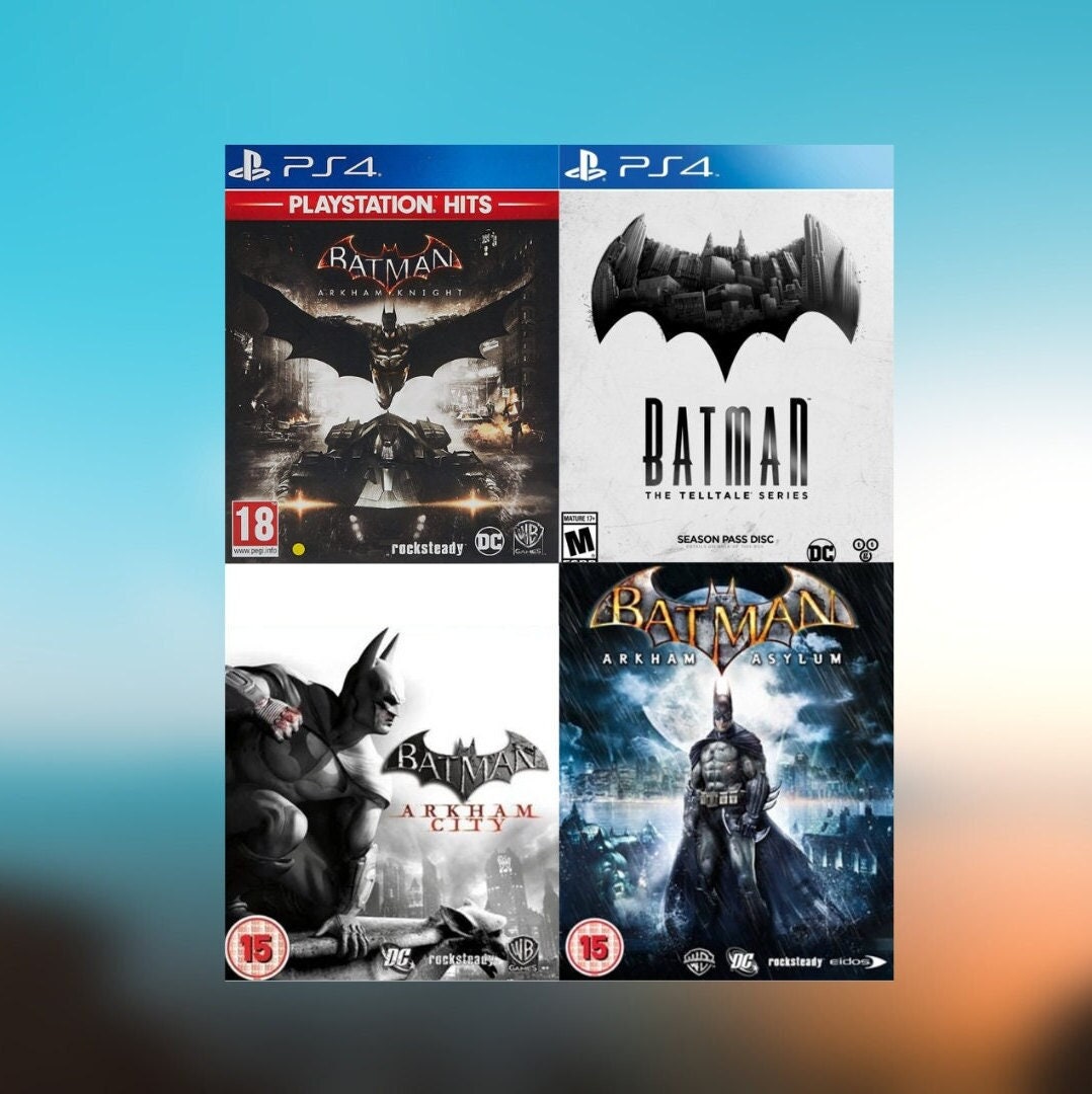The Batman Bundle X4 Playstation/xbox Physical Collection - Etsy Australia