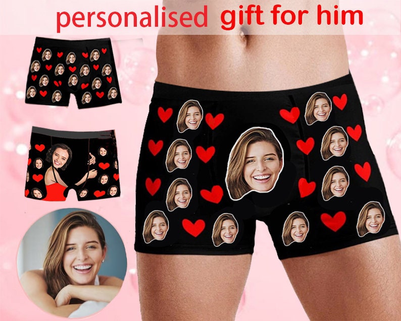 Custom Boxers with Face, Personalized Underwear with Photo, Face Boxer,  Photo Boxer Briefs, Design Gift for Boyfriend Gift for Husband – Astrocus