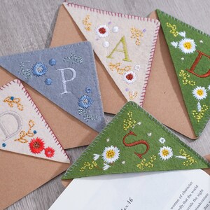 Personalized Hand Embroidered Corner Bookmark - Shipping From USA - 26 ...