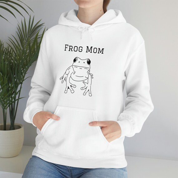 Frog Mom Hoodie Minimalist Aesthetic Frog Lover Trendy Frog Sweater Frog Jumper Cute Frog Tshirt T shirt Any Size Plus Size Etsy