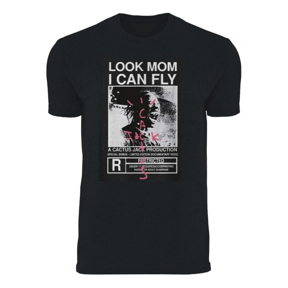 Travis Scott Look Mom I Can Fly Tee - Eco-Friendly Graphic T-Shirt