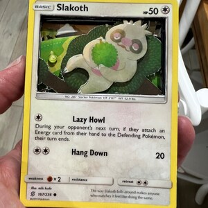 Slakoth Pokémon-schaduwdooskaart