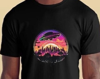 Vintage Retro UFO Design Ufo T Shirt Cool Alien Graphic 51 Shirt Alien Abduction Flying Saucer Beam X Bestanden UAP