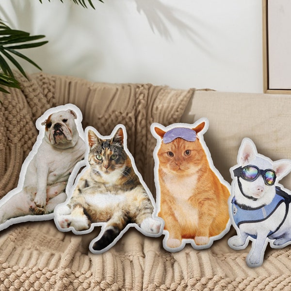 Custom Cat Shaped Pillow