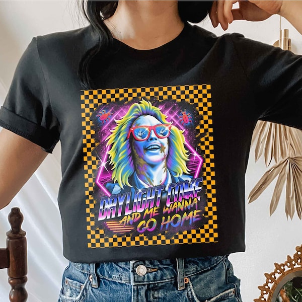 Beetlejuice Daylight Come And Me Wanna Go Home PNG File, Beetlejuice Png, Halloween Png, Horror Character Png, Sublimation Printing