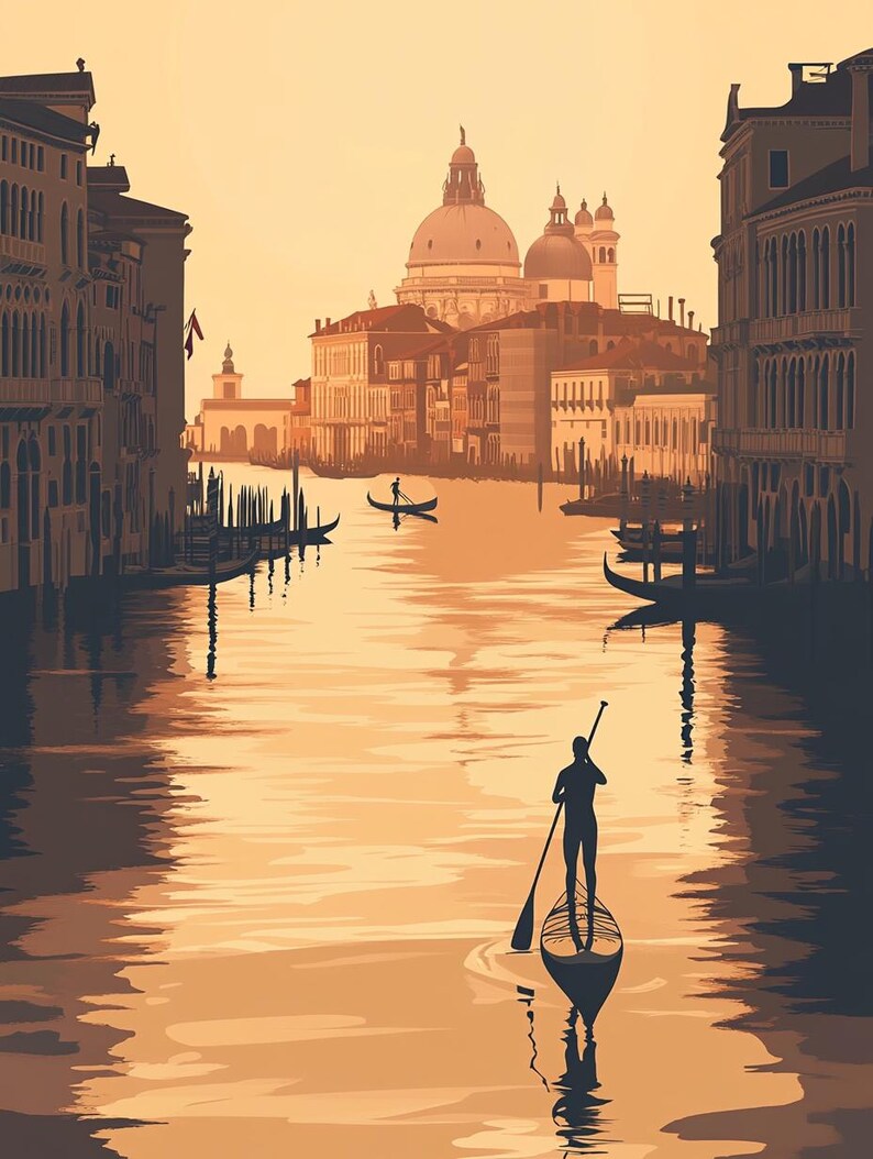 Paris, Venice, and London SUP Art Set 3Piece Stand Up Paddleboard