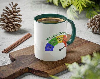 Craic-O-Meter Colorful Mugs, 11oz