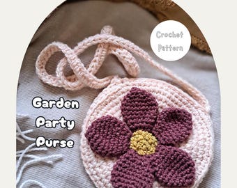 Crochet Flower Purse Pattern (PDF Pattern)