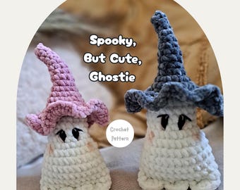 Ghost Plushie Crochet Pattern, Halloween Amigurumi (PDF Pattern)