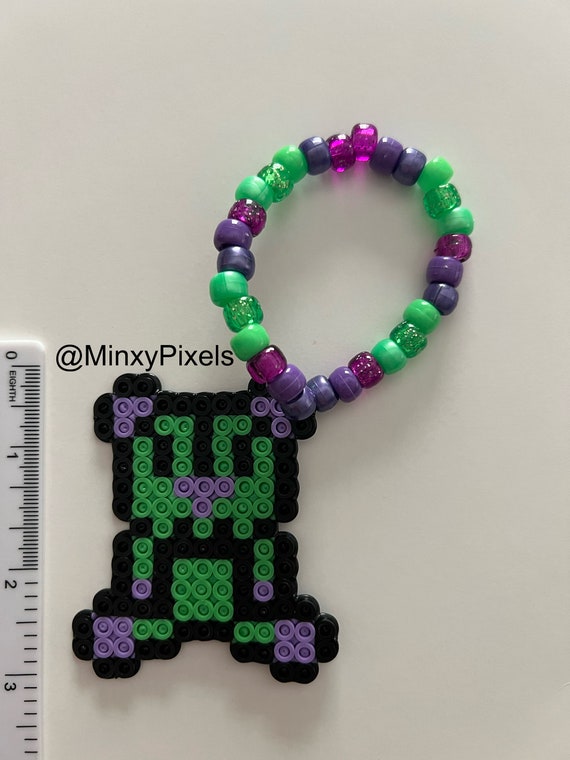 Collier LED Perles Ours - Lumière Danse Rave Kandi - Neuf Avec Piles