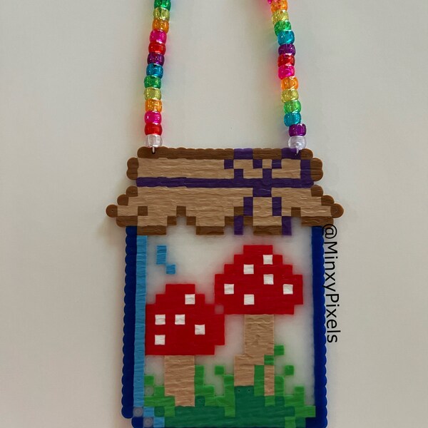Mushroom Perler Etsy