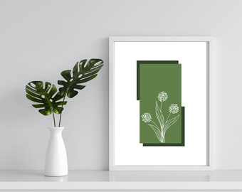 Green day Digital poster, Digital Download Art Print, Bedroom Decor, living room decor, Classroom decor