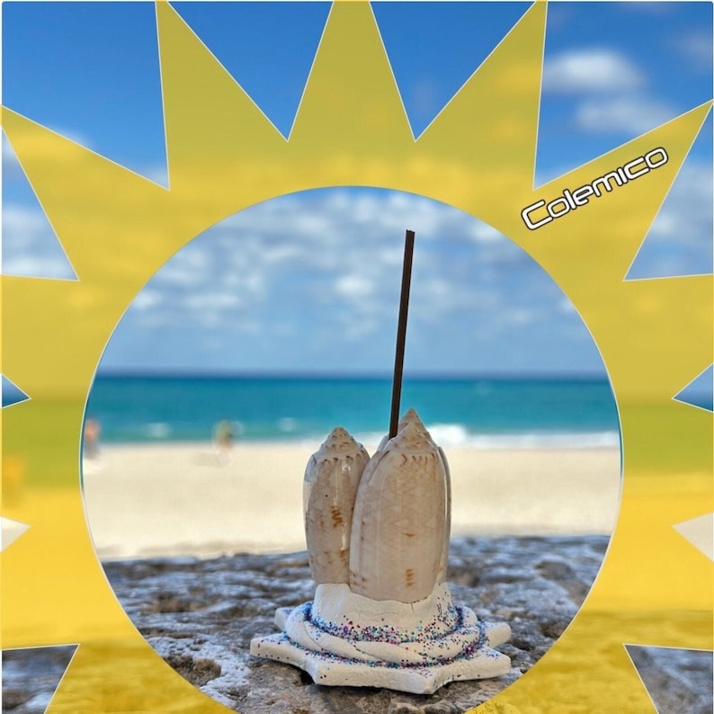 Coastal Wedding Decor Tropical Shell Incense Stick Holder Cute Metallic Gifts for Mother's Day