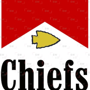 Chiefs Super Smoker PNG - Sublimation Kansas KC City Football Bowl