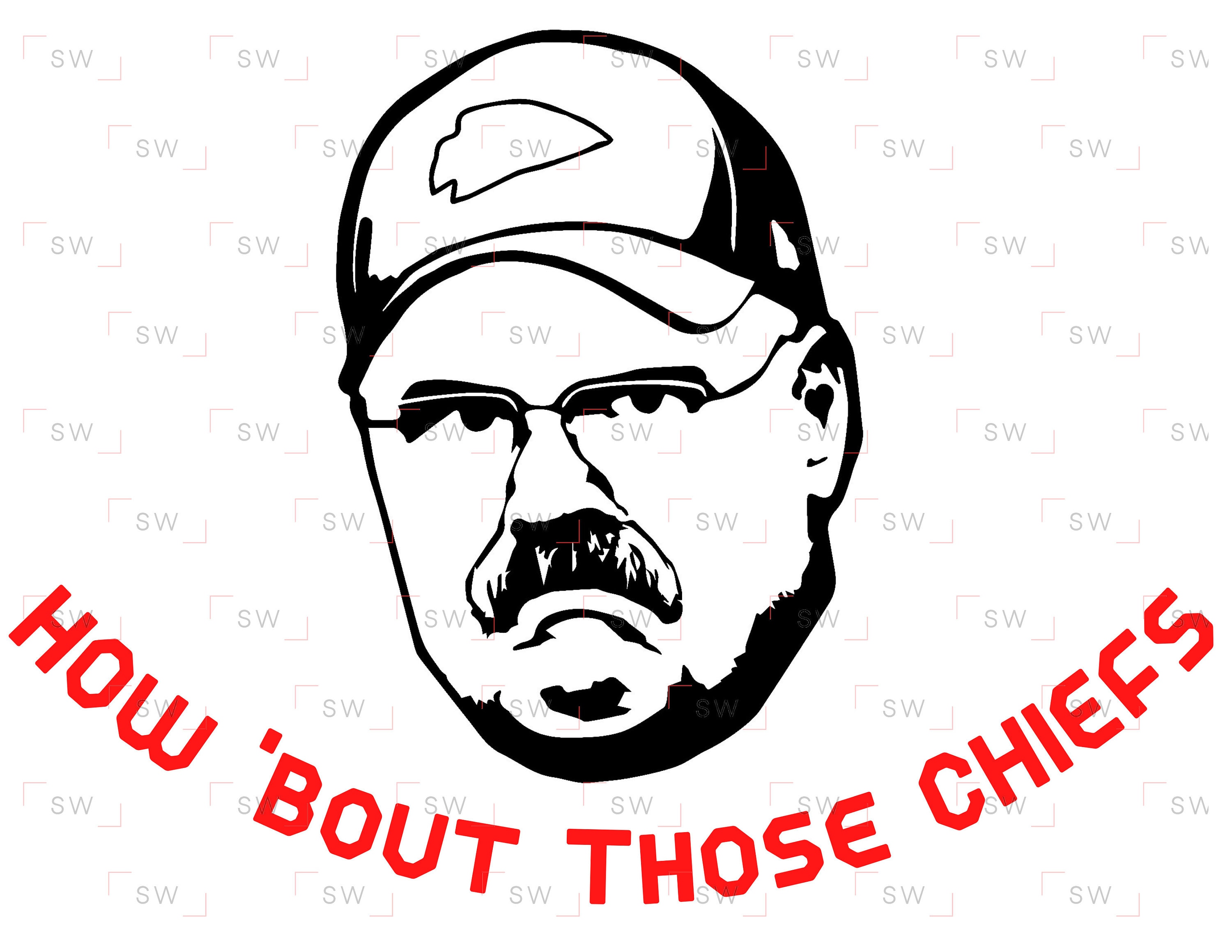 How Bout Andy Reid-chiefs PNG Big Red Football Kansas City Sublimation