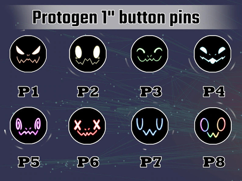  Protogen Fursuit Furry Fursona Blue PopSockets Standard PopGrip  : Cell Phones & Accessories