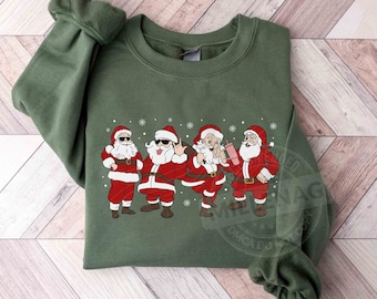 Retro Vintage Santa Claus PNG, Funny Santa Christmas Png, Christmas Santa Bundle Png, Merry Christmas png, Instant Download
