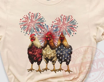 Roofer Firework Png, Chicken Fourth Of July Png, Patriotic USA Chicken PNG, Independence Day Png, Digital Download