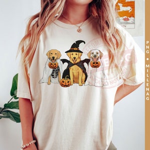 Golden Retriever Ghost Dogs PNG, Halloween Dog Png, Ghost Dog Png ...