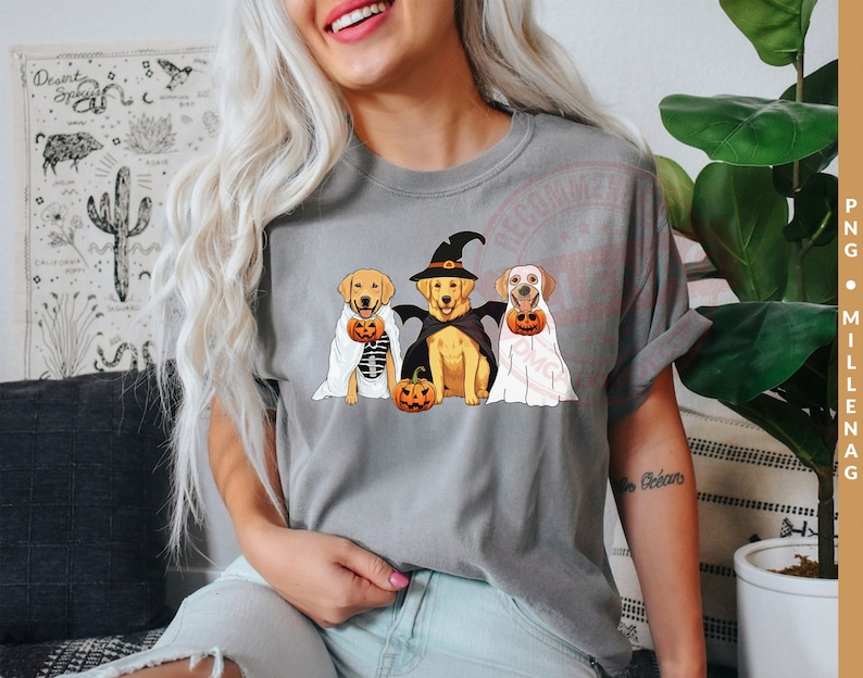Golden Retriever Ghost Dogs PNG, Halloween Dog Png, Ghost Dog Png ...