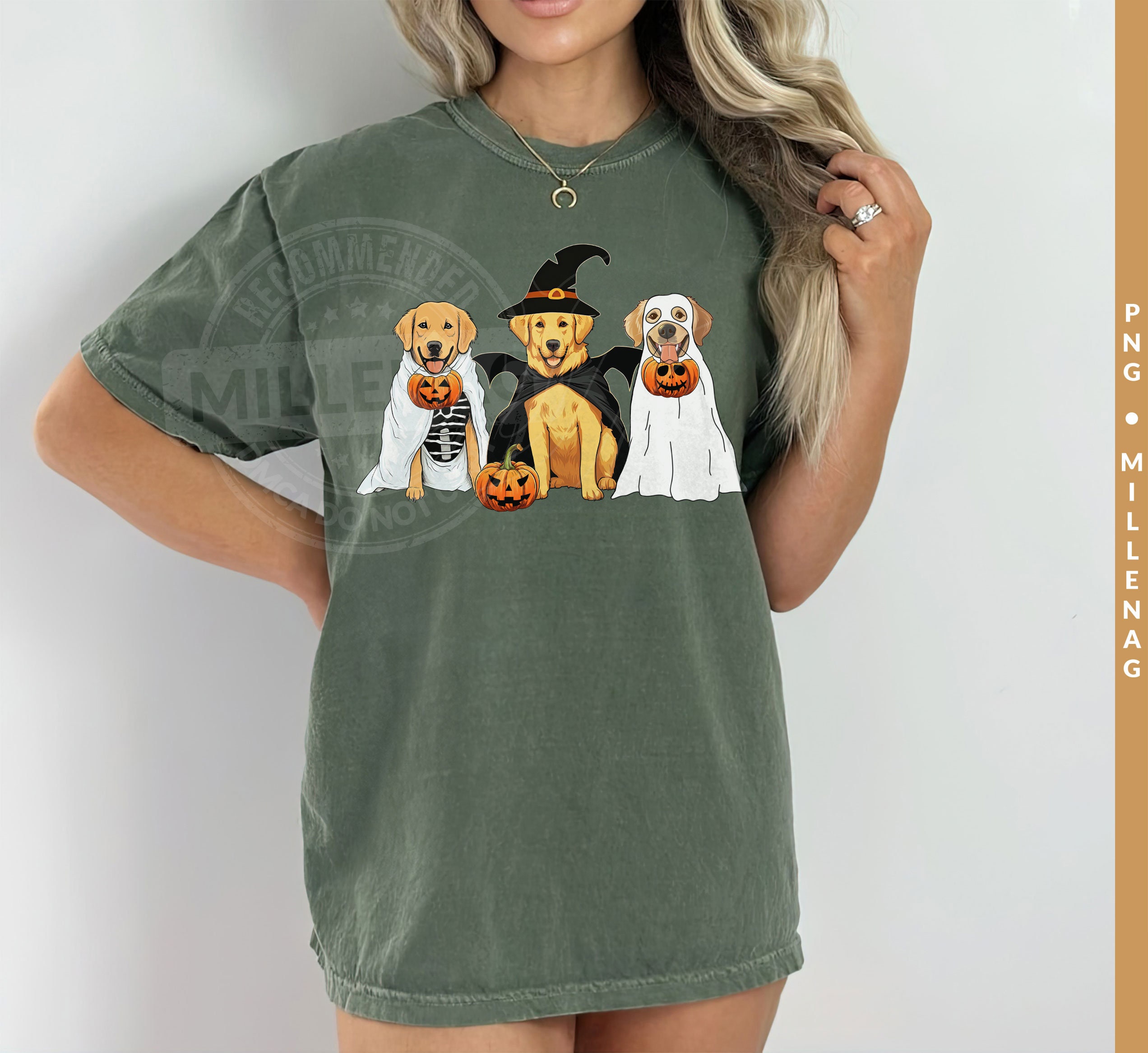 Golden Retriever Ghost Dogs PNG, Halloween Dog Png, Ghost Dog Png ...