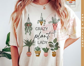 Crazy Plant Lady PNG, Garden PNG, Funny Plant Quote PNG, Houseplant Lover Png, Plant Lover Png, Gardening Png, Gardener Png,Instant Download