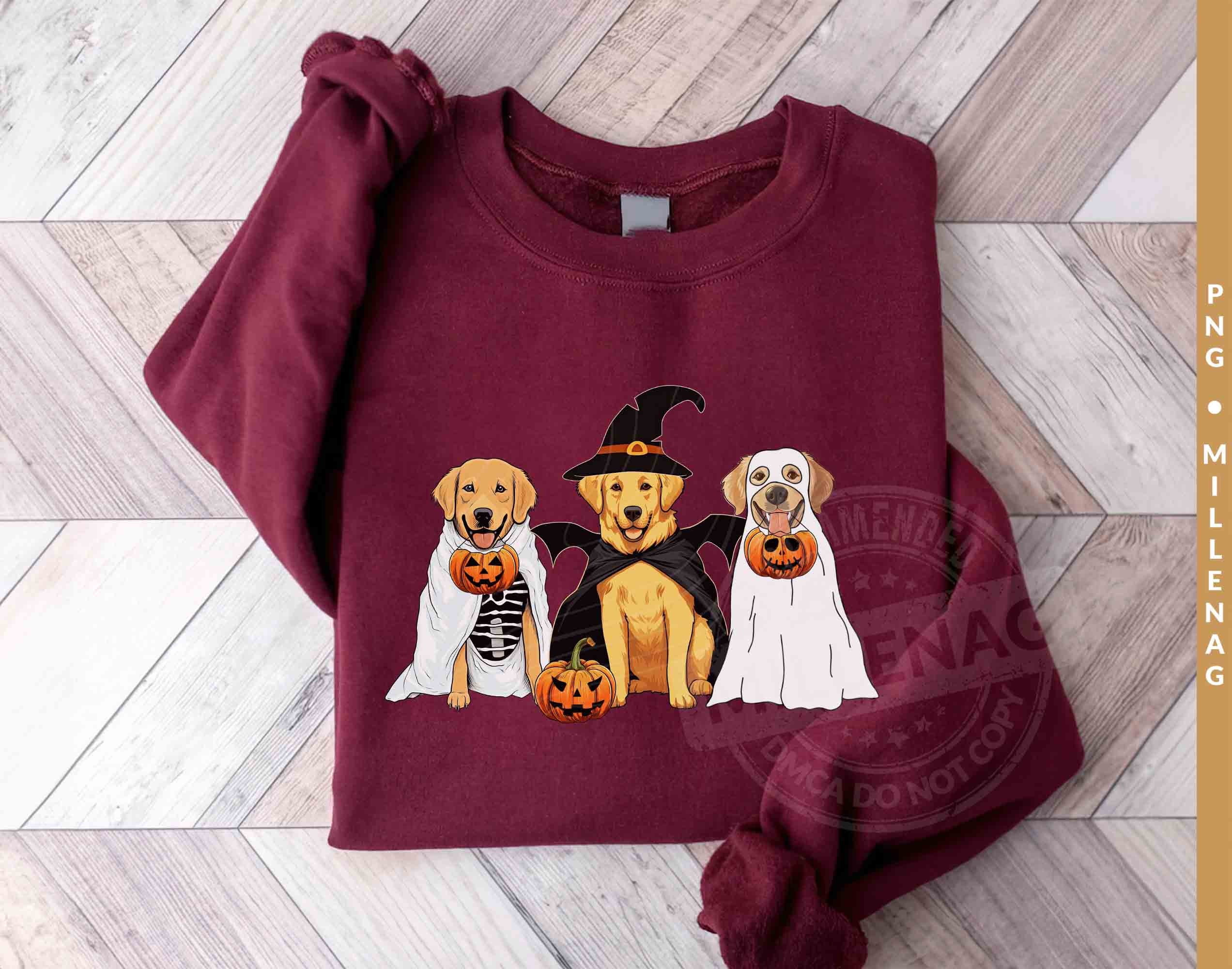 Golden Retriever Ghost Dogs PNG, Halloween Dog Png, Ghost Dog Png ...