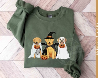 Golden Retriever Ghost Dogs PNG, Halloween Dog Png, Ghost Dog Png, Halloween Png, Dog Lover Png,