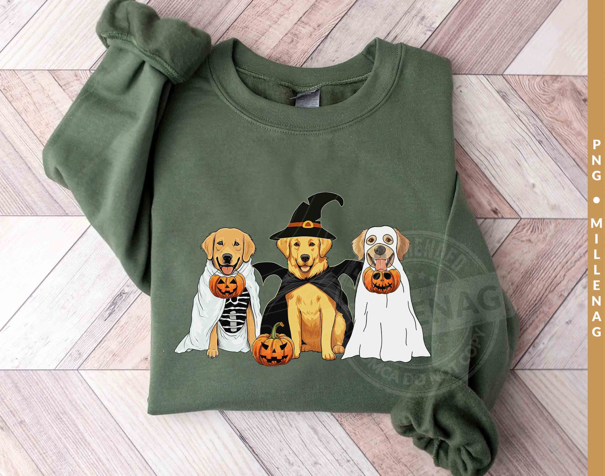 Golden Retriever Ghost Dogs PNG, Halloween Dog Png, Ghost Dog Png ...