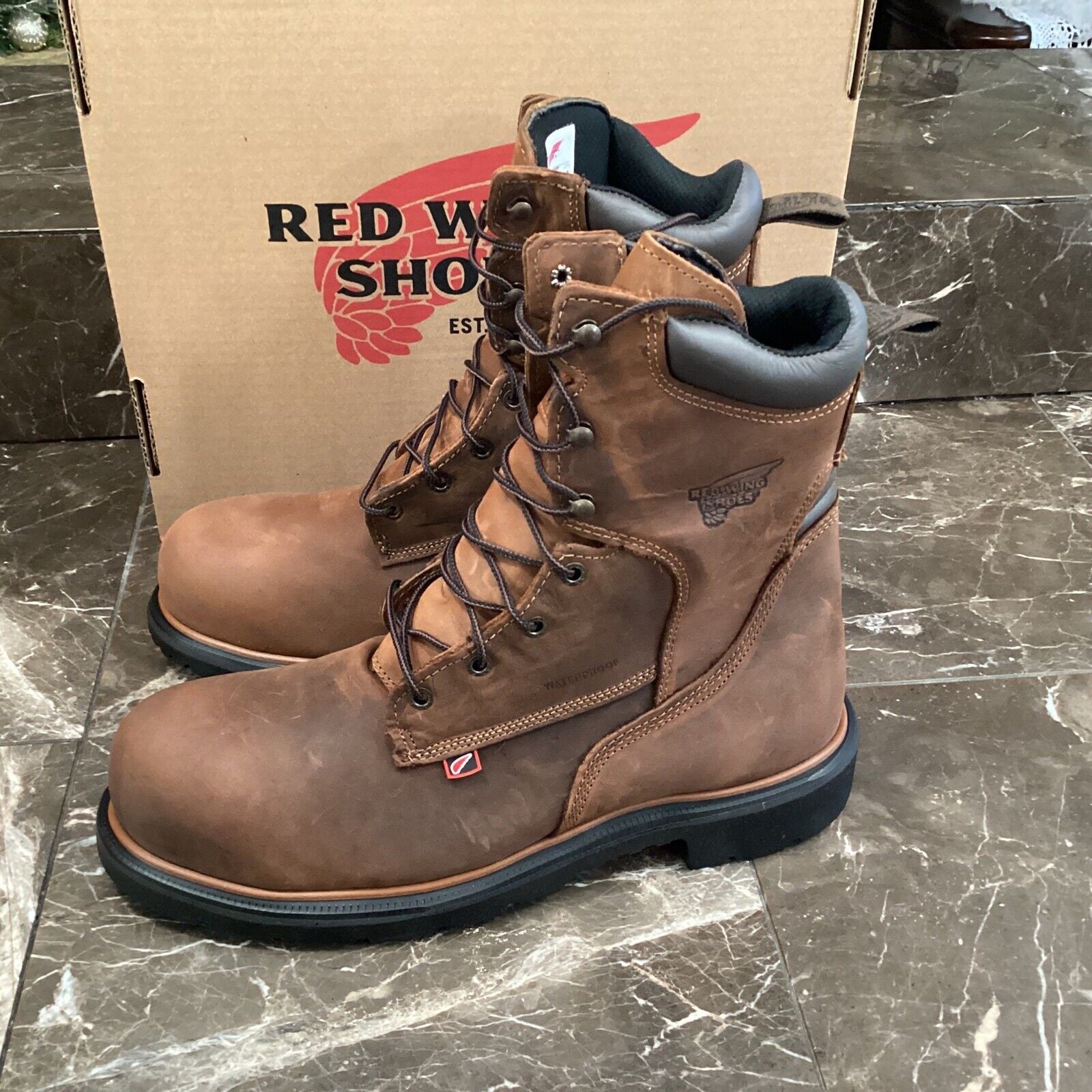 Red Wing 1242 Soft Toe Safty Work Boots Mens Made in USA New Etsy