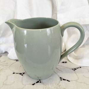 Vintage Spode Flemish green jug made in England