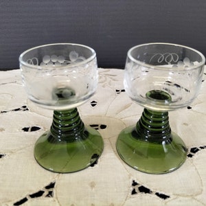 Pair of Vintage Liquor Glasses