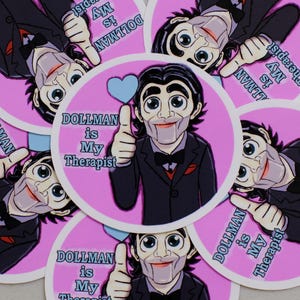 Dollman is my therapist Death Stranding Vinyl Sticker