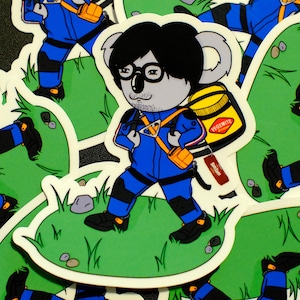 Koalajima Death Stranding Vinyl Sticker