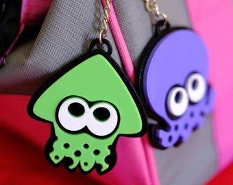 Llaveros Inkling y Octoling