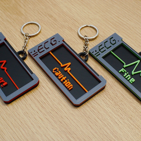 Resident Evil 1 Health Status Keychain Charms