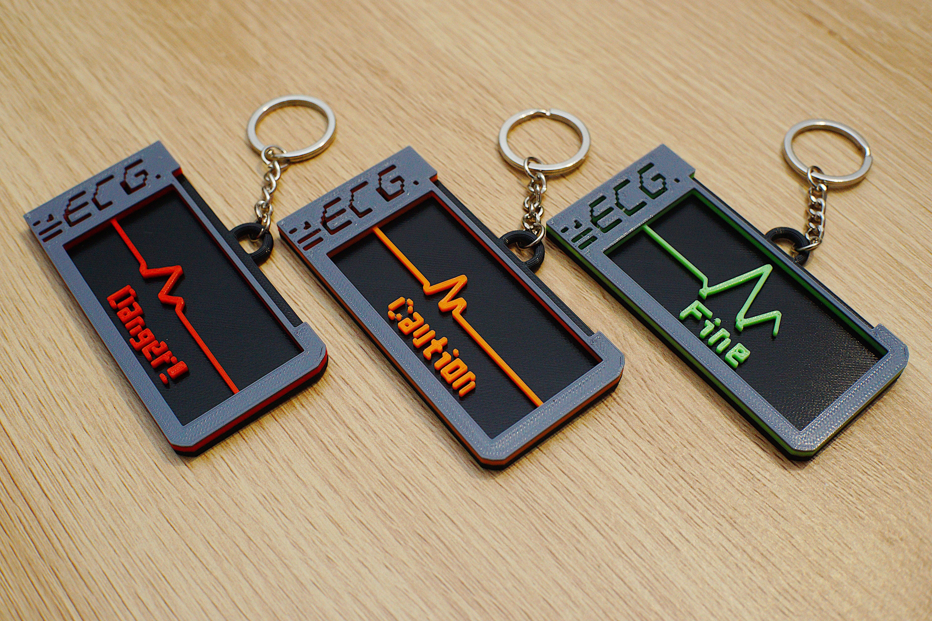 Resident Evil 1 Health Status Keychain Charms Resident Evil 1 Health Status Keychain Charms