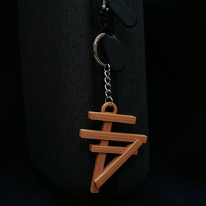 Forbidden SIREN mana cross Keychain Charm