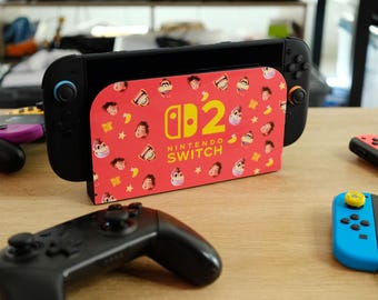 Donkey Kong Bananza Switch 2 Dock Cover Vinyl Sticker