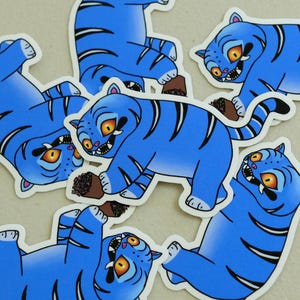 Derpy Tiger KPop Demon Hunters Vinyl Sticker