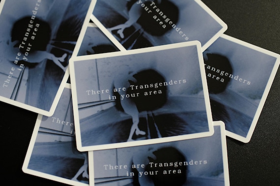 There are Transgenders in your area Silent Hill Meme Vinyl Sticker