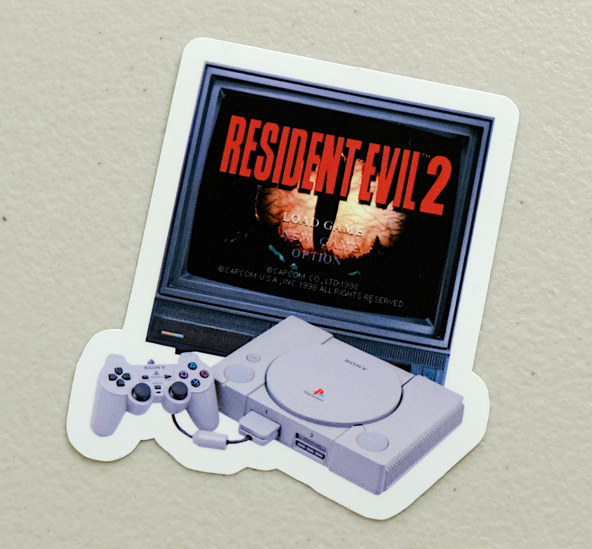 Resident Evil Classics PS1 Vinyl Stickers - Etsy Australia
