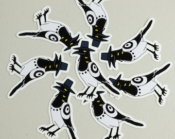 Sussie Magpie KPop Demon Hunters Vinyl Sticker