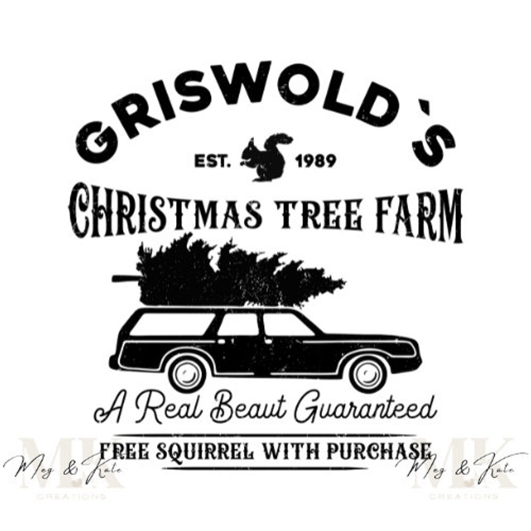 Griswold Christmas Tree Farm DTF TRANSFER Etsy