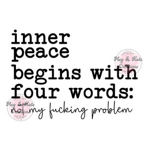 Inner Peace Dtf Transfer