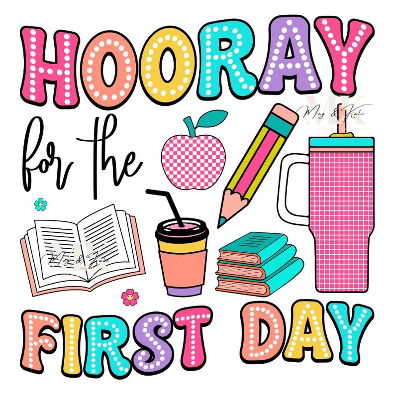 Hooray for the First Day Dtf Transfer - Etsy