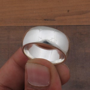 Handmade Sterling Silver Band Ring: Simple Boho Style