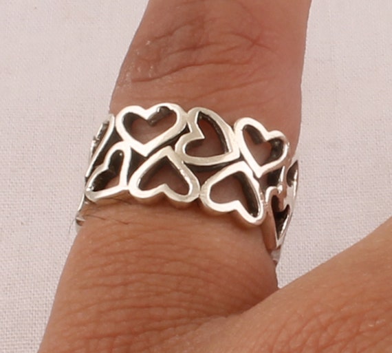 Wire Ring Handmade Jewelry Diy Promise Ring Silver Heart Ring