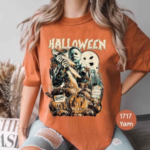 Halloween Michael Myers Comfort Colors Shirt, Vintage Michael Myers Sweatshirt, Horror Character Shirt, Halloween Movie Shirt, Horror Shirt